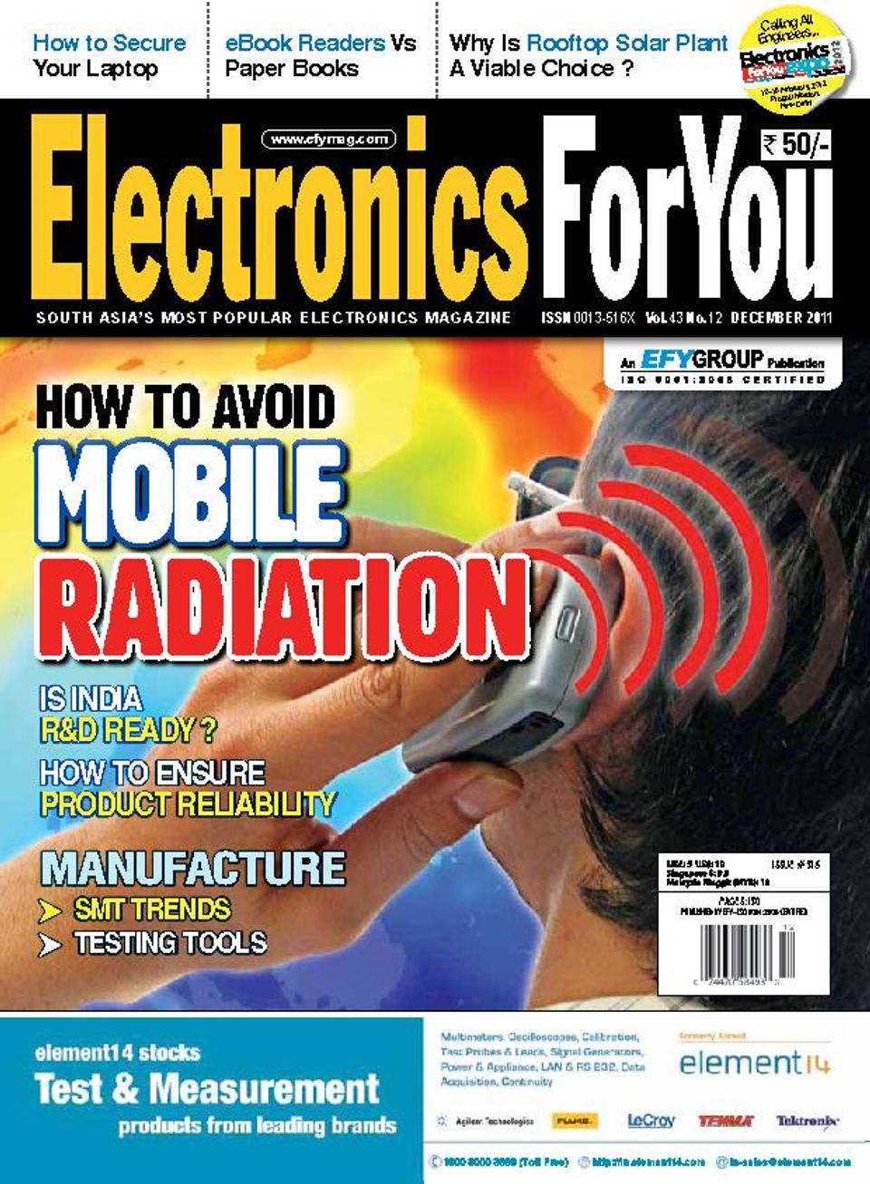 Electronics For YouDecember 2011 Magazine Get your Digital Subscription